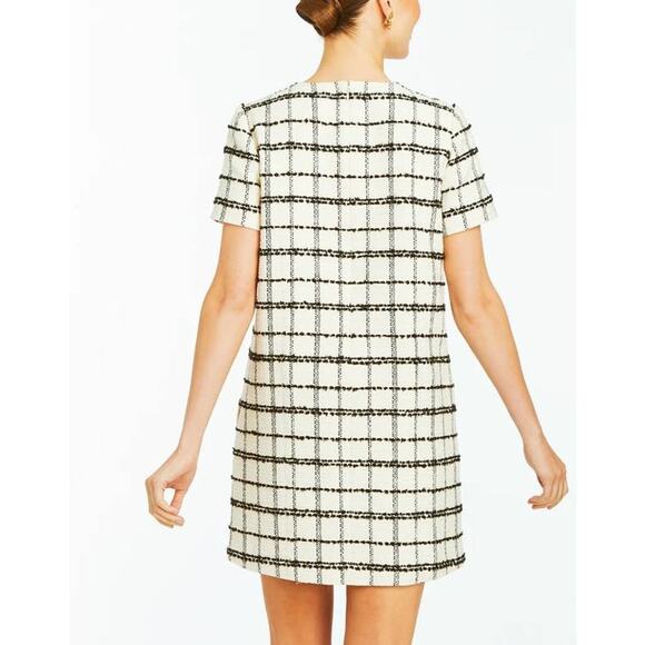 Mestiza New York Isolde Mini Dress 37TD04349CM Cream Black US 2 XS NEW NWT - Picture 10 of 12